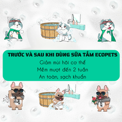 Sữa tắm cho chó Ecopets 250ml