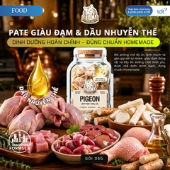 PATE GÓI CATIDEA 35G_THỊT BỒ CÂU + CỦ TỪ + DẦU NHUYỄN THỂ