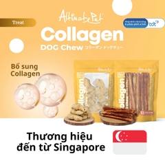 Gặm sạch răng Collagen - Thanh que vị Cá Hồi Cá 90g