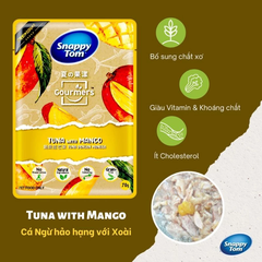 Pate Snappy Tom Gourmers vị Cá ngừ & xoài 70g