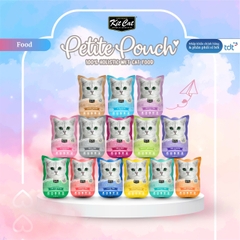Pate Kit Cat Petite Pouch vị cá ngừ và thịt bò 70g - Hồng Đậm