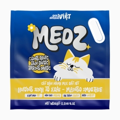 Cát Đậu Nành Mix Đất Sét MeoZ Cho Mèo Hương Sinh Tố Xoài 6.5L