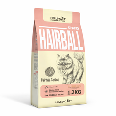 Thức ăn hạt Hello Cat hỗ trợ ngăn ngừa đào thải búi lông 1,2kg