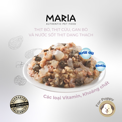 Pate chó Maria vị Bò và Thịt Cừu dạng thạch 70g