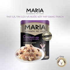 Pate chó Maria vị Gà và Thịt Cừu dạng thạch 70g