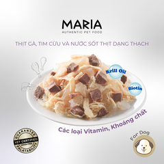 Pate chó Maria vị Gà và Thịt Cừu dạng thạch 70g