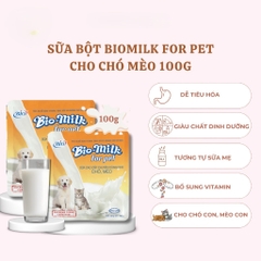 Sữa bột cho chó mèo BiO-Milk 100g