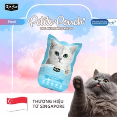 Pate Kit Cat Petite Pouch vị cá ngừ 70g cho mèo con - Xanh dương