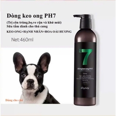 Sữa tắm Keo Ong PH7 Cho Chó - Trị Ve, Rận & Khử Mùi 460ml