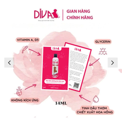Sữa tắm chó dưỡng ẩm khử mùi DIVA Hồng 14ml