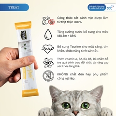 SỐT THƯỞNG KIT CAT PURR PUREE GÀ & NGỪA BÚI LÔNG 75G - VÀNG