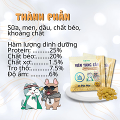 Viên tăng cân Ecopets vị phô mai 5g (10 viên)