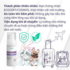 Sữa tắm chó mèo khô Ecopets 100ml