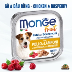 Pate chó cao cấp Ý Monge FRUIT hộp 100g