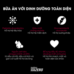 NT Subzero cho Chó (Hạt nhỏ) - Thịt bò, thịt cừu, lợn rừng, cá hồi, cá tuyết và rau củ quả tự nhiên (Cho mọi giống chó ở mọi lứa tuổi)