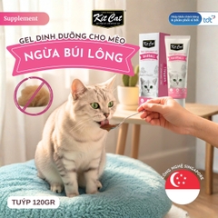 Gel dinh dưỡng Kit Cat hỗ trợ búi lông cho mèo 120g