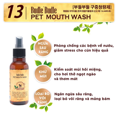 Xịt vệ sinh răng miệng cho chó Budle'Budle 120ml