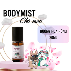 BodyMist Chó mèo Ecopets hương hoa hồng 20ml
