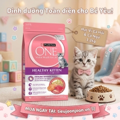 Hạt Cho Mèo Con Purina ONE Healthy Kitten Vị Cá Hồi & Cá Ngừ 1,2Kg