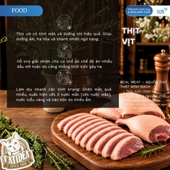 PATE GÓI CATIDEA 35G_THỊT VỊT + LÊ + DẦU NHUYỄN THỂ