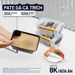 The Pet Pate gà cá trích (Mixed pacific herring and breast chicken) hộp 500g