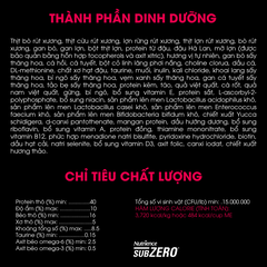 NT Subzero cho Mèo - Thịt bò, thịt cừu, lợn rừng, cá hồi, cá tuyết (Cho mọi giống mèo ở mọi lứa tuổi)