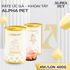 Pate Alpha Pet lon 400g