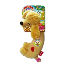 Gối dài cho chó cưng hình Chó - Kem