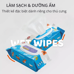 Khăn ướt vệ sinh chuyên dụng cho thú cưng FOFOS