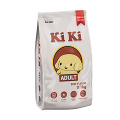 Thức Ăn Hạt KiKi Cho Chó Trưởng Thành (Vị Bò) 1kg