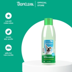 Nước vệ sinh răng miệng TropiClean Fresh Breath dành cho chó 236ml