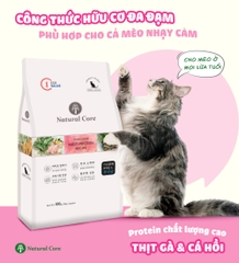 Thức ăn hạt Natural Core ECO C1 đa đạm cho mèo 800g