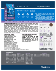 NT Original cho Chó kích thước vừa và lớn (Trên 10kg) - Thịt cừu và rau củ quả tự nhiên