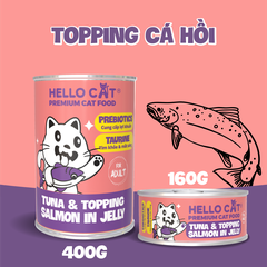 Pate cho mèo Hello Cat lon 400g