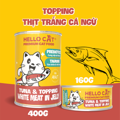 Pate cho mèo Hello Cat lon 400g