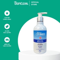 Dầu tắm trị viêm da cho chó mèo TropiClean Oxymed – 300ml