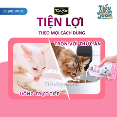 Sữa dê Kit Cat cho mèo con - Goat Milk For Kitten (6 gói)
