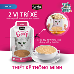 Súp Kit Cat cho mèo vị Cá Hồi (6 gói)
