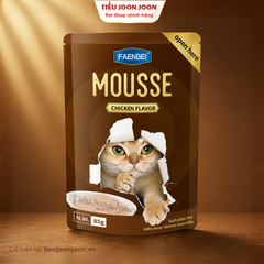 Pate dạng Mousse cho mèo Faenbei - Vị Gà 85g