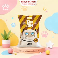 Cát đất sét tự nhiên vệ sinh cho mèo KimPaw hương Cà Phê 8L/4kg