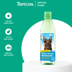 Nước vệ sinh răng miệng TropiClean – hỗ trợ tiêu hóa cho chó 473ml