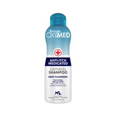 Dầu tắm trị viêm da cho chó mèo TropiClean Oxymed – 592ml