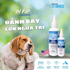 Dung dịch vệ sinh tai chó mèo TropiClean Oxymed Ear Cleaner 50ml
