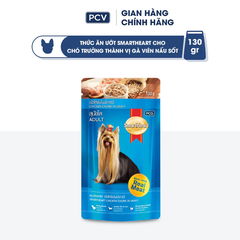 Pate cho chó trưởng thành SmartHeart gói 130g