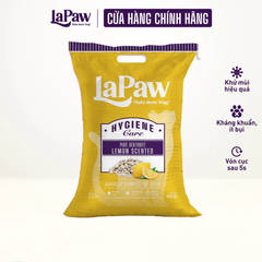 Cát đất sét tự nhiên vệ sinh cho mèo LaPaw hương Chanh 8L/4kg