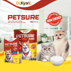 Sữa bột PETSURE - Cao Năng Lượng cho Mèo 100g