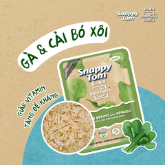 Pate Snappy Tom Gourmers vị Ức gà & cải bó xôi 70g