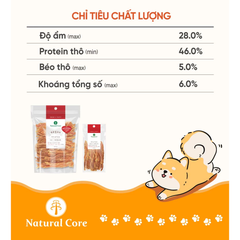 Thịt Ức Sấy Cứng Natural Core (Thịt Vịt, Thịt Gà)