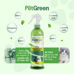 Xịt Khử Mùi Thú Cưng PetGreen Freshness 360 Pure Air 500ml