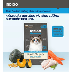 Thức ăn dinh dưỡng cho mèo INDIGO Kiểm Soát Búi Lông 2kg